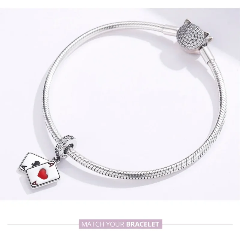 (bilde for) Pandora Style Silver Game Time Dangle - SCC1172 - Vis 6