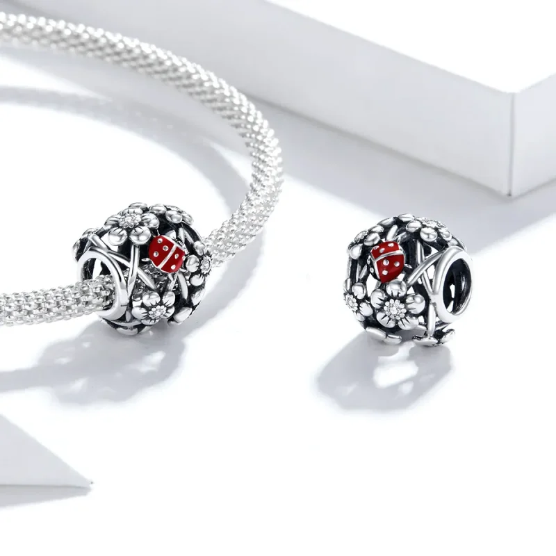 (bilde for) Pandora Style Silver Garden Alves Charm - SCC1641 - Vis 4