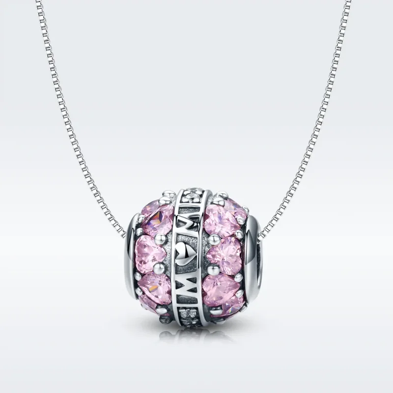 (bilde for) Pandora Style Silver Great Love Charm - SCC580 - Vis 2