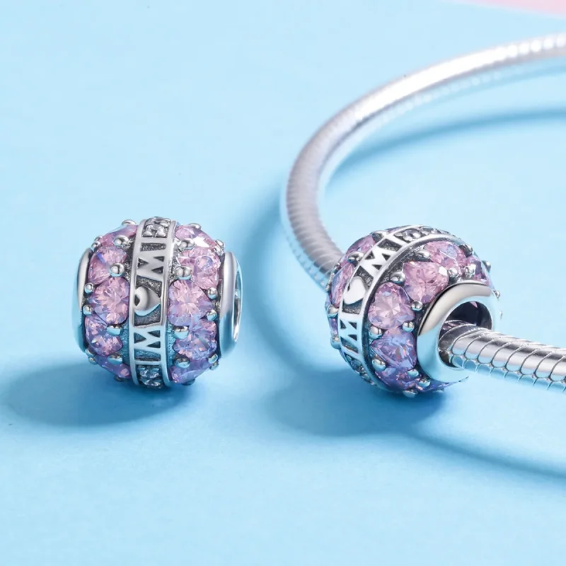 (bilde for) Pandora Style Silver Great Love Charm - SCC580 - Vis 6