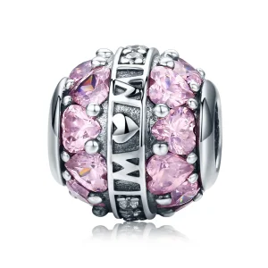 (bilde for) Pandora Style Silver Great Love Charm - SCC580