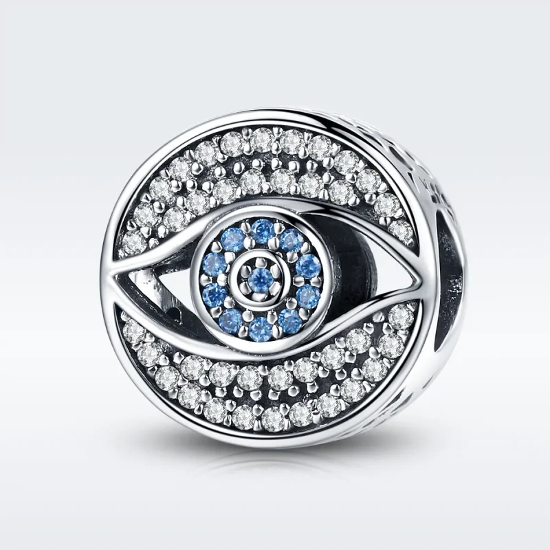 (bilde for) Pandora Style Silver Guardian Eye Charm - SCC565 - Vis 2