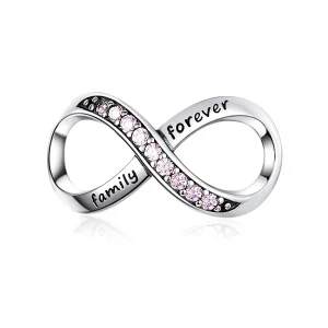 (bilde for) Pandora Style Silver Infinity Charm - SCC1146-Pk