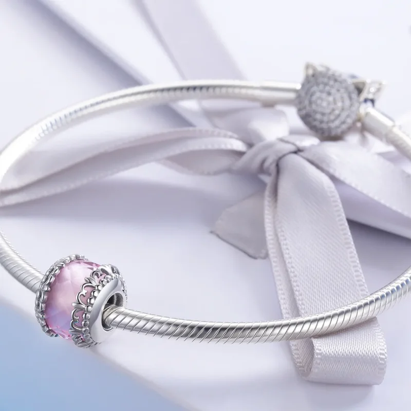 (bilde for) Pandora Style Silver Iris Charm - SCC711 - Vis 2