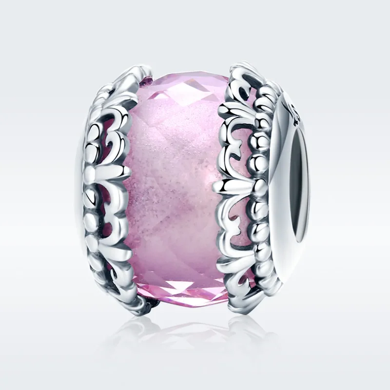 (bilde for) Pandora Style Silver Iris Charm - SCC711 - Vis 3