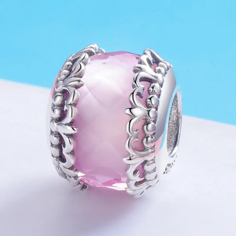 (bilde for) Pandora Style Silver Iris Charm - SCC711 - Vis 4