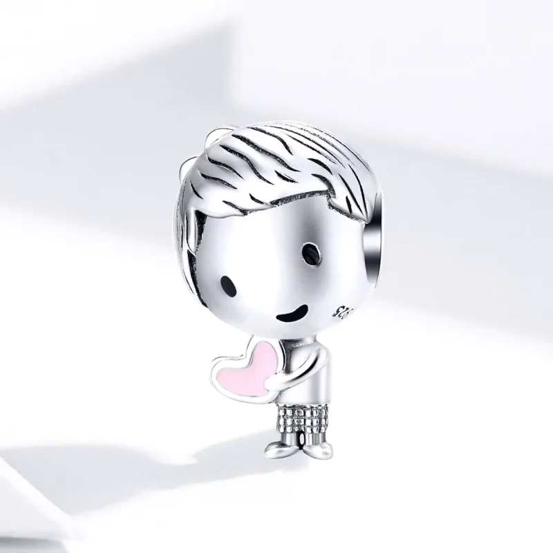 (bilde for) Pandora Style Silver Its A Boy Charm - SCC1334 - Vis 2
