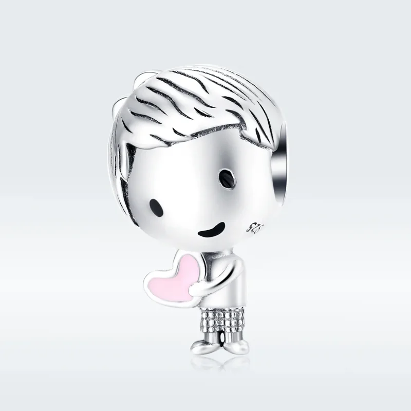 (bilde for) Pandora Style Silver Its A Boy Charm - SCC1334 - Vis 5