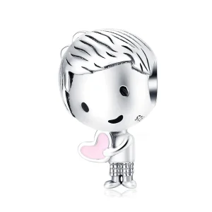 (bilde for) Pandora Style Silver Its A Boy Charm - SCC1334