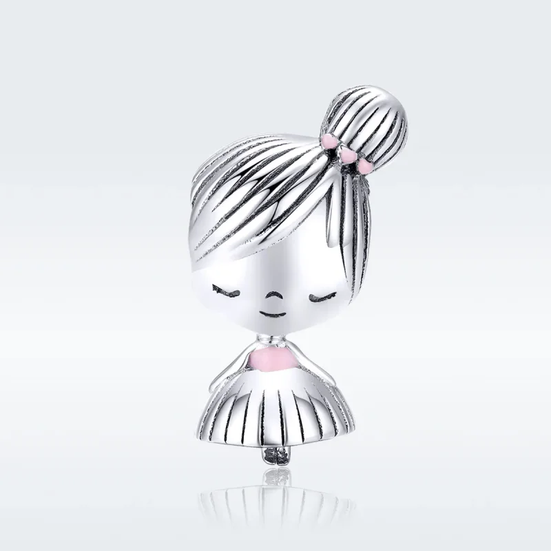 (bilde for) Pandora Style Silver Its A Girl Charm - SCC1335 - Vis 5