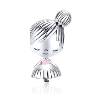 (bilde for) Pandora Style Silver Its A Girl Charm - SCC1335