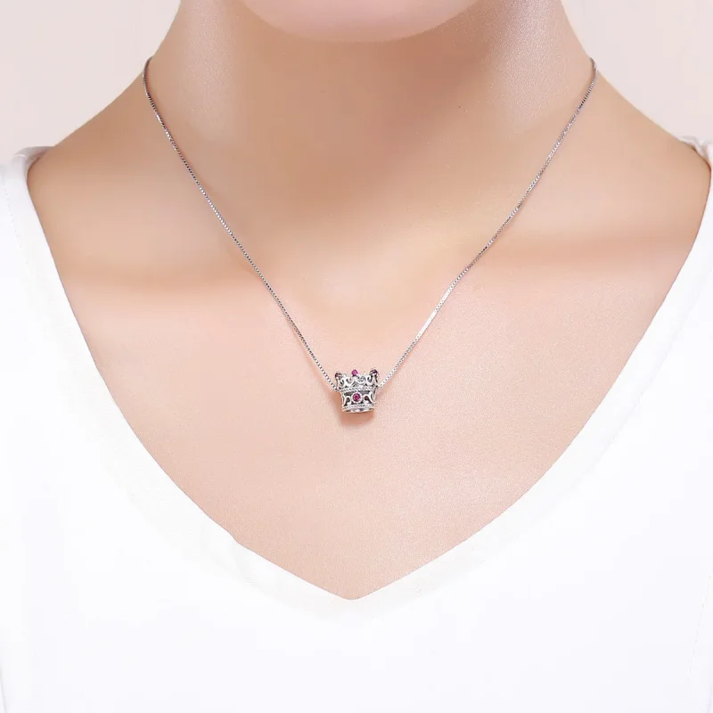(bilde for) Pandora Style Silver King's Crown Charm - SCC776 - Vis 5