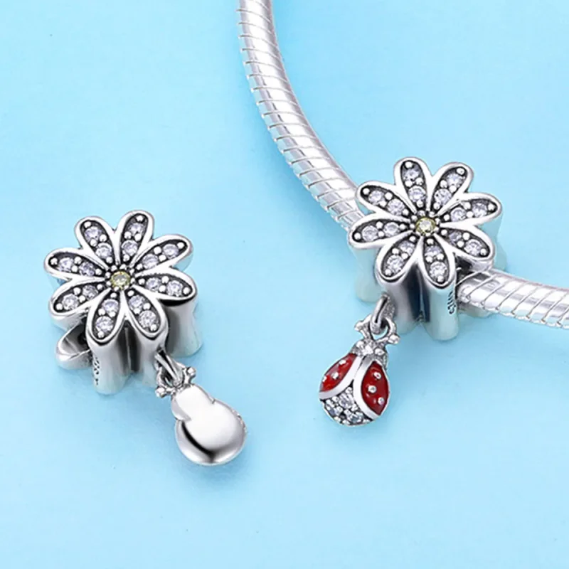 (bilde for) Pandora Style Silver Ladybird's Story Charm - SCC727 - Vis 2