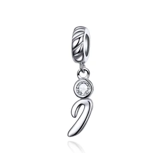 (bilde for) Pandora Style Silver Letter I Dingle - SCC1183-I