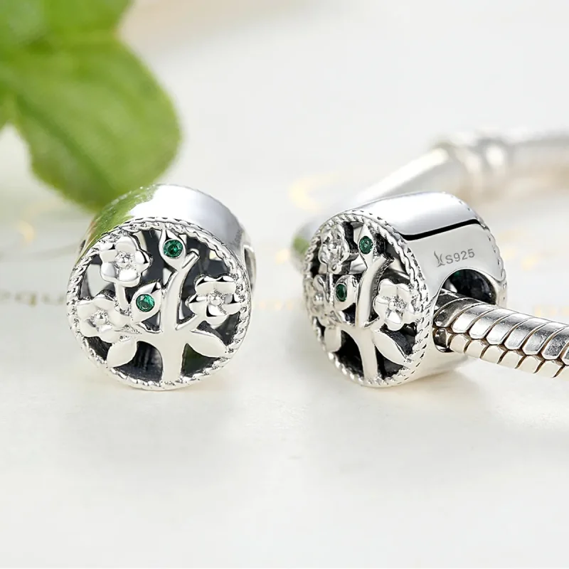 (bilde for) Pandora Style Silver Life Tree Charm - SCC115 - Vis 2