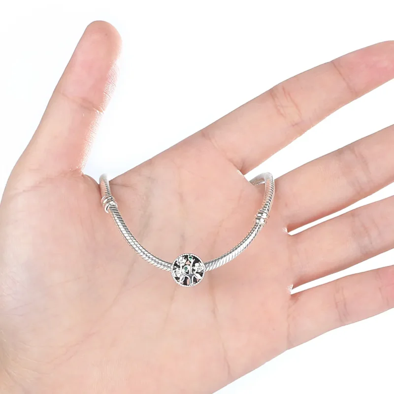 (bilde for) Pandora Style Silver Life Tree Charm - SCC115 - Vis 4