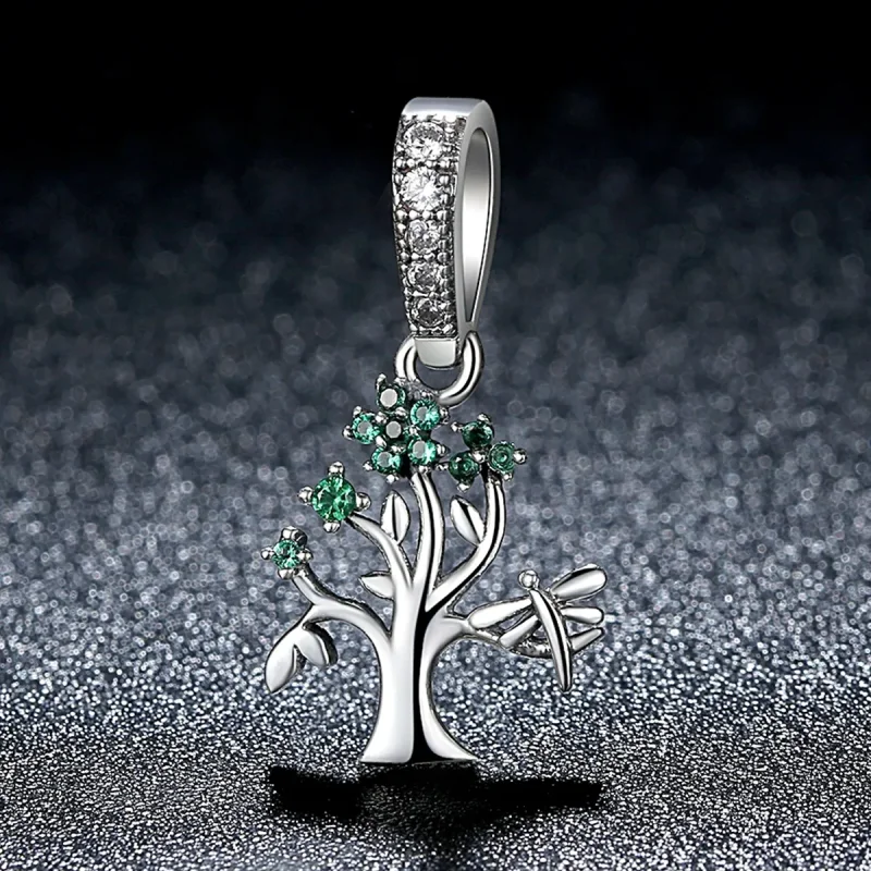(bilde for) Pandora Style Silver Life Tree Dangle - SCC117 - Vis 3