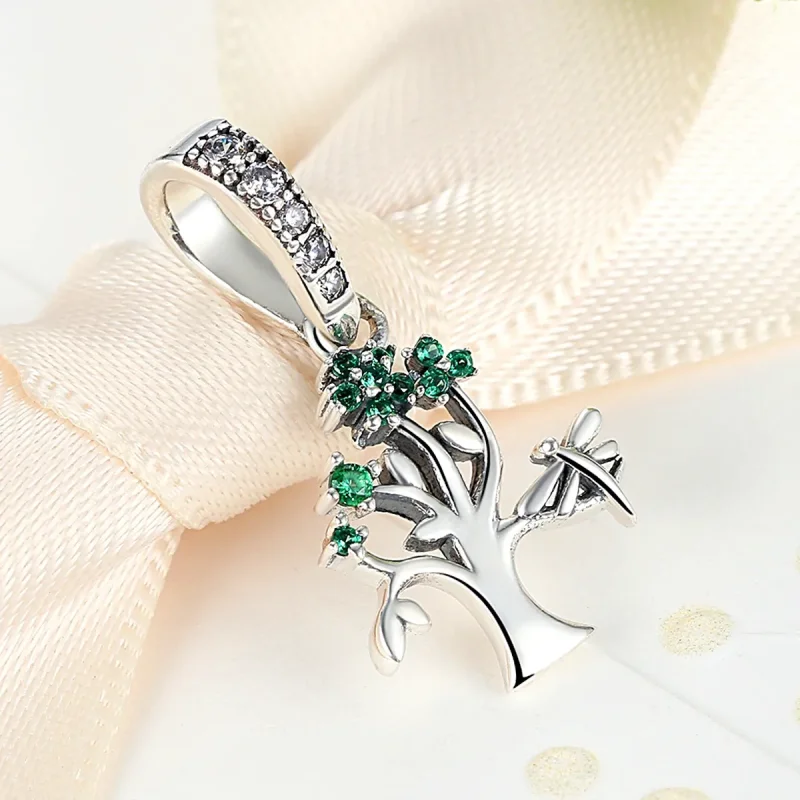(bilde for) Pandora Style Silver Life Tree Dangle - SCC117 - Vis 6