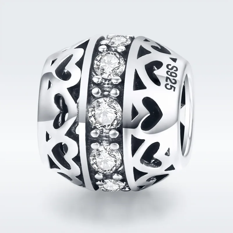 (bilde for) Pandora Style Silver Listen to Love Charm - SCC523 - Vis 3