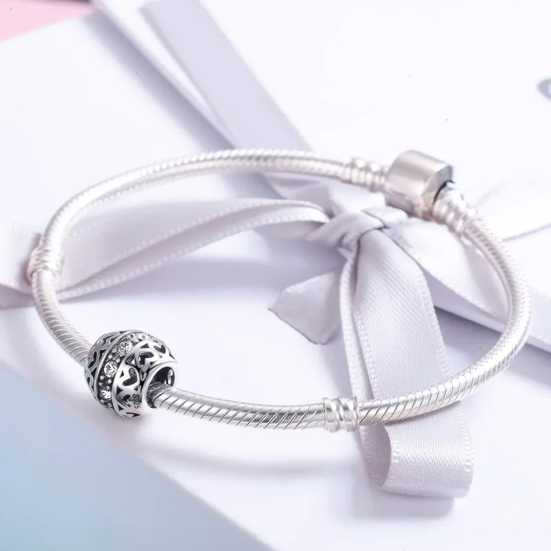(bilde for) Pandora Style Silver Listen to Love Charm - SCC523 - Vis 4