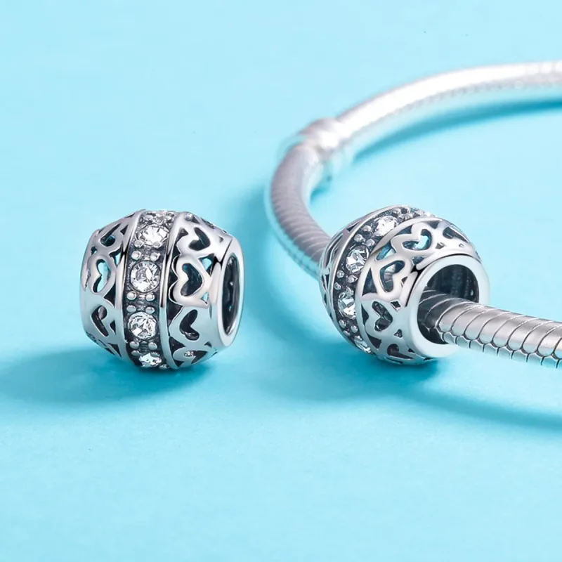 (bilde for) Pandora Style Silver Listen to Love Charm - SCC523 - Vis 5