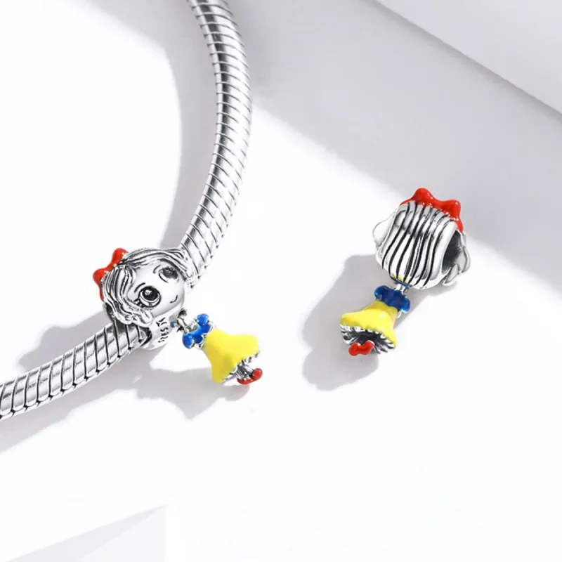 (bilde for) Pandora Style Silver Little Princess Charm - SCC1814 - Vis 4