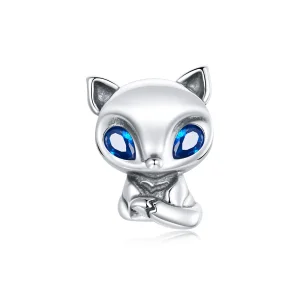(bilde for) Pandora Style Silver Lively Little Fox Charm - SCC1808