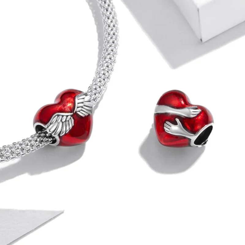 (bilde for) Pandora Style Silver Love Hugs Charm - SCC1847 - Vis 4