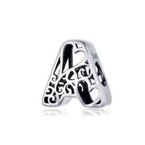 (bilde for) Pandora Style Silver Magic Alphabet A Charm - SCC1229-A