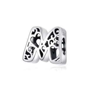 (bilde for) Pandora Style Silver Magic Letter M Charm - SCC1229-M