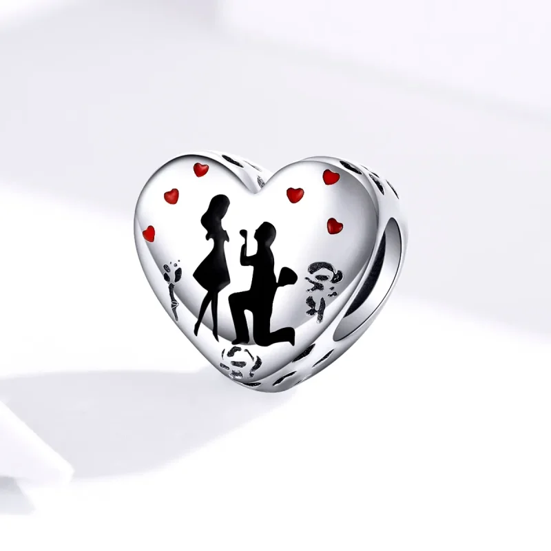 (bilde for) Pandora Style Silver Marry Me Charm - SCC1403 - Vis 2