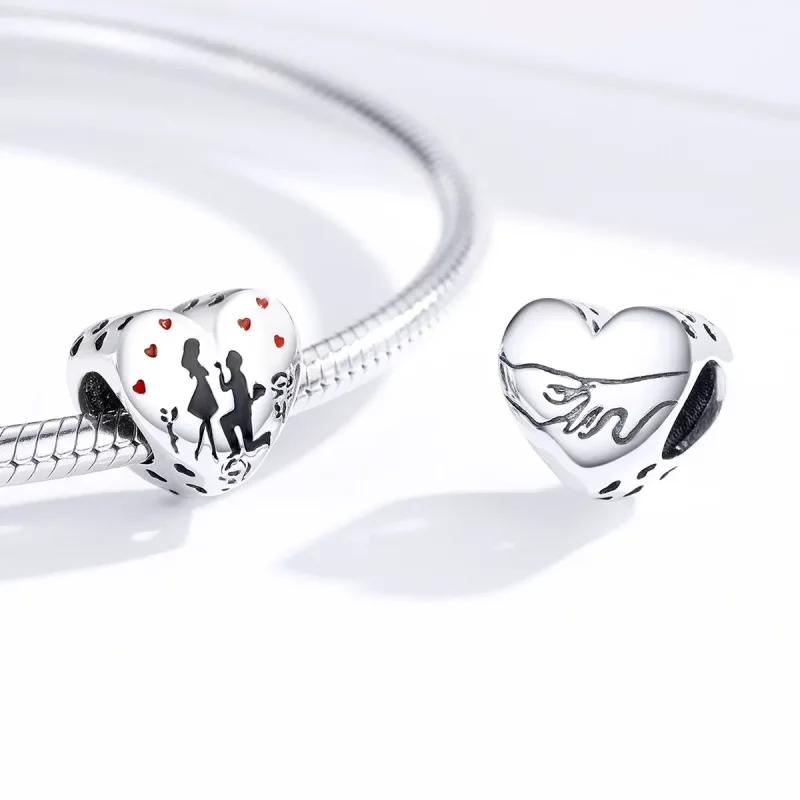 (bilde for) Pandora Style Silver Marry Me Charm - SCC1403 - Vis 3