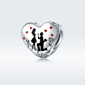 (bilde for) Pandora Style Silver Marry Me Charm - SCC1403
