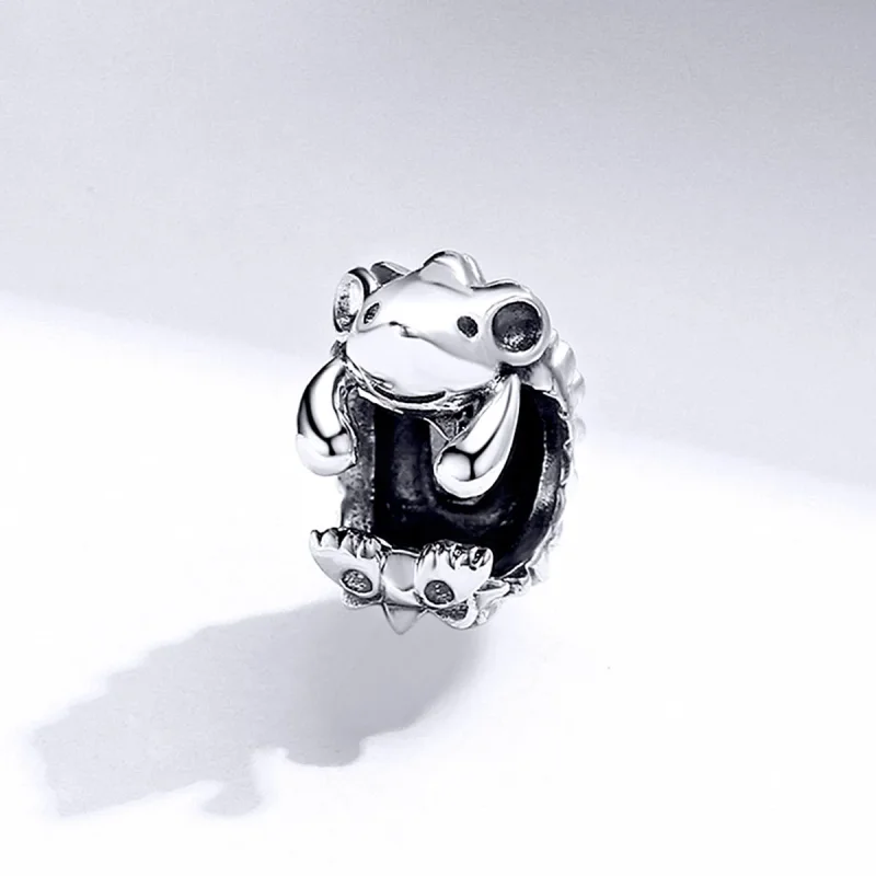 (bilde for) Pandora Style Silver Nino The Hedgehog Charm - SCC1420 - Vis 2