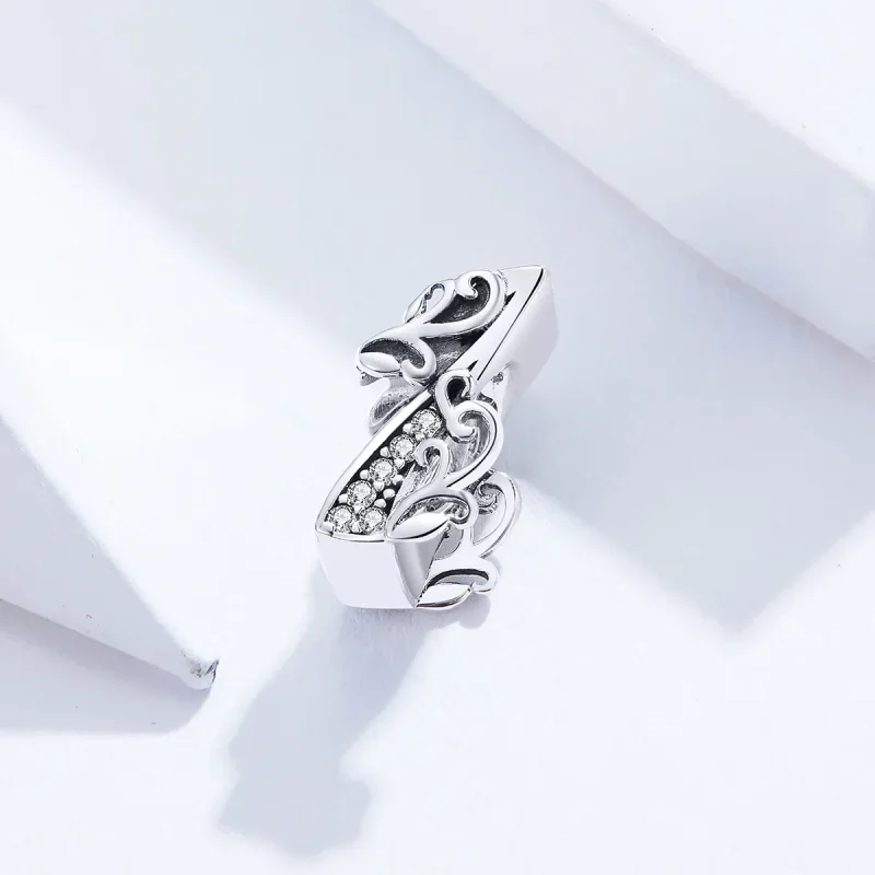 (bilde for) Pandora Style Silver Number 1 Charm - SCC1418-1 - Vis 2