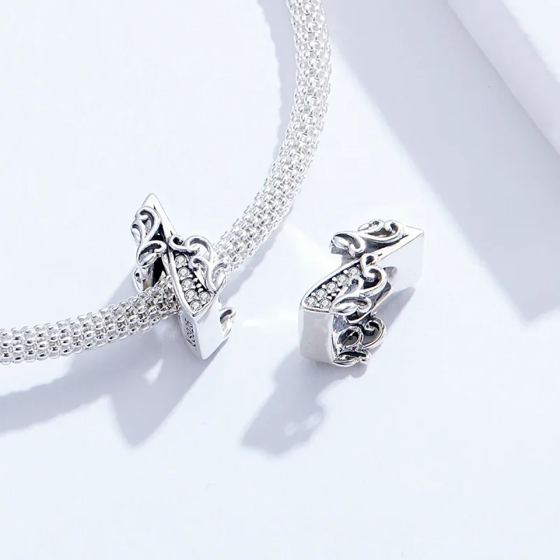 (bilde for) Pandora Style Silver Number 1 Charm - SCC1418-1 - Vis 4