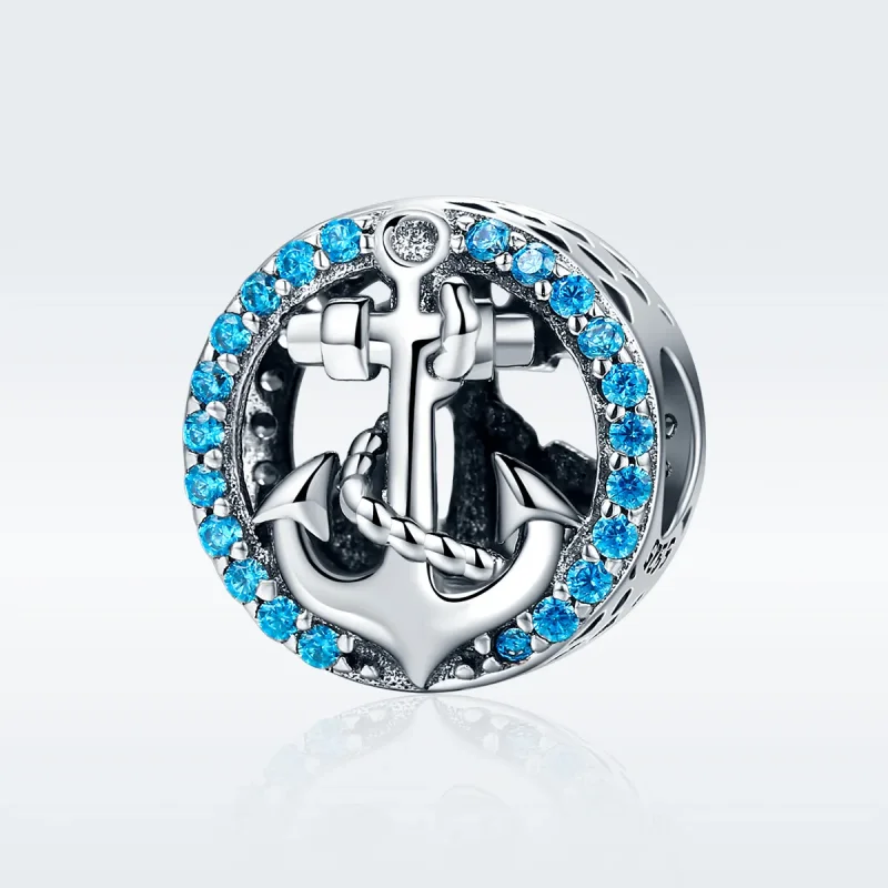 (bilde for) Pandora Style Silver Ocean Journey Charm - SCC148 - Vis 2