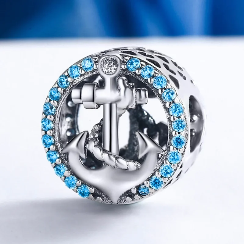 (bilde for) Pandora Style Silver Ocean Journey Charm - SCC148 - Vis 4
