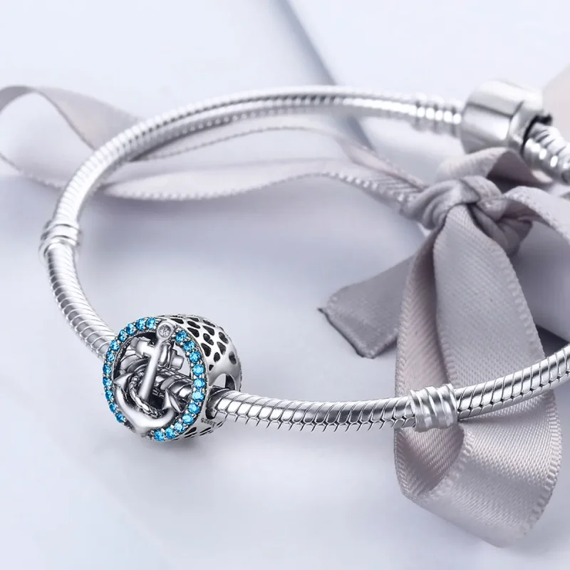 (bilde for) Pandora Style Silver Ocean Journey Charm - SCC148 - Vis 6