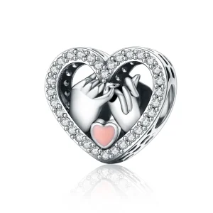 (bilde for) Pandora Style Silver Our Pinky Promise Forever Charm - SCC167