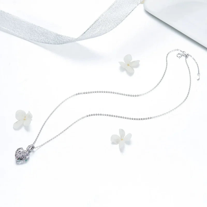 (bilde for) Pandora Style Silver Palpitation Dingle Charm - SCC1126 - Vis 4