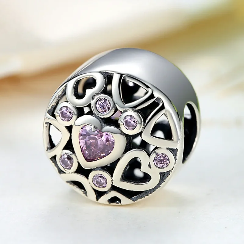 (bilde for) Pandora Style Silver Psychic Charm - SCC054 - Vis 3