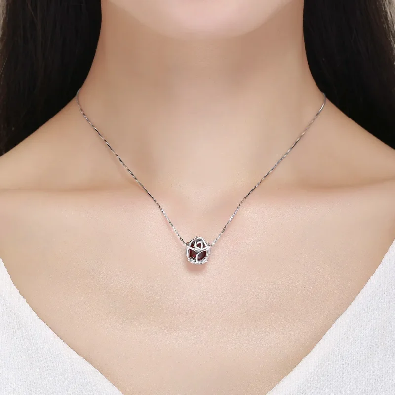 (bilde for) Pandora Style Silver Red Roses Charm - SCC568 - Vis 6