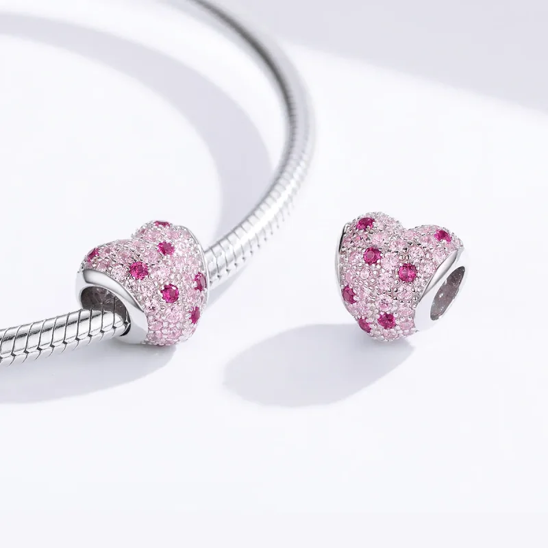 (bilde for) Pandora Style Silver Romance of Young Girl Charm - BSC118 - Vis 4