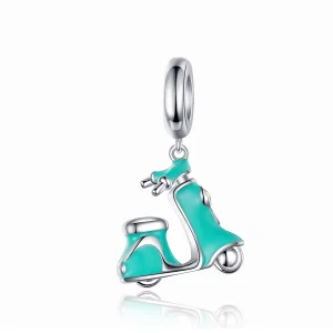 (bilde for) Pandora Style Silver Scooter Dangle - SCC1201