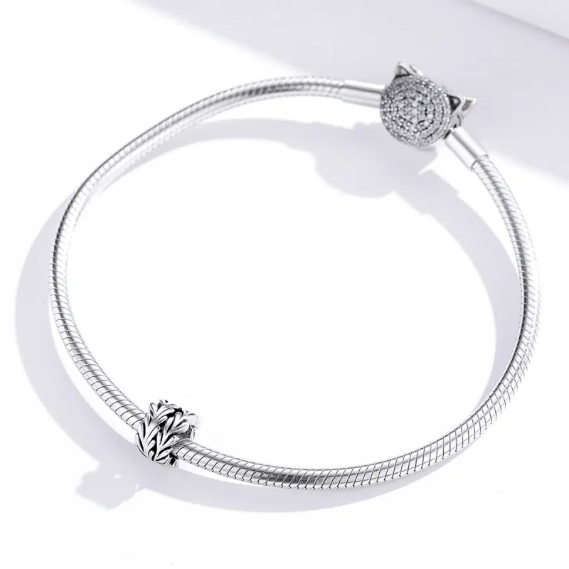 (bilde for) Pandora Style Silver Seaweed Charm - SCC1534 - Vis 3