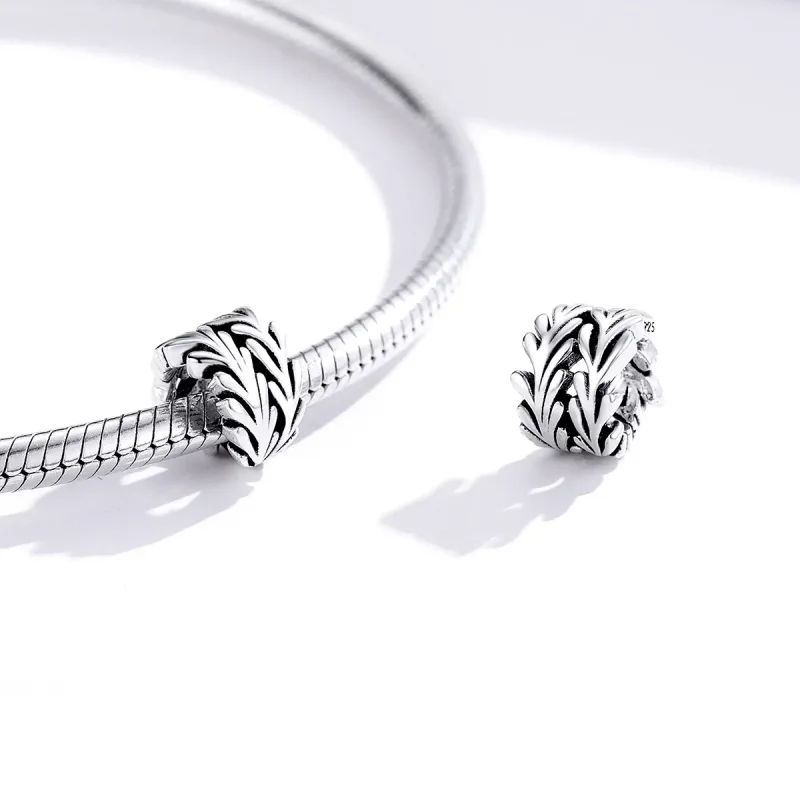 (bilde for) Pandora Style Silver Seaweed Charm - SCC1534 - Vis 4