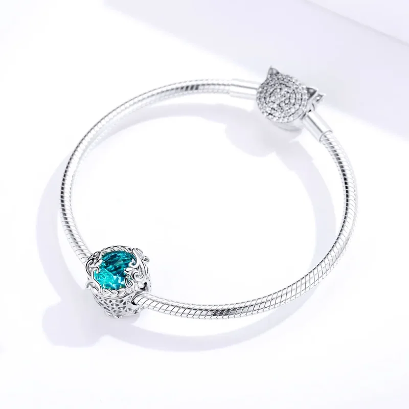 (bilde for) Pandora Style Silver Secret Garden Charm - BSC105 - Vis 3