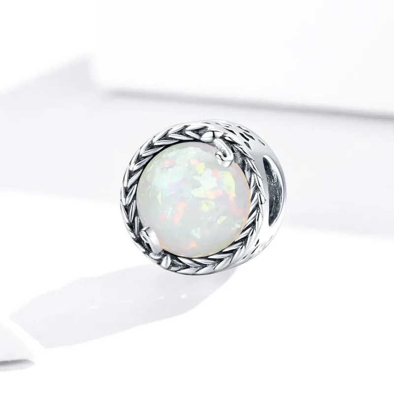 (bilde for) Pandora Style Silver Simple Vine Charm - SCC1576 - Vis 2