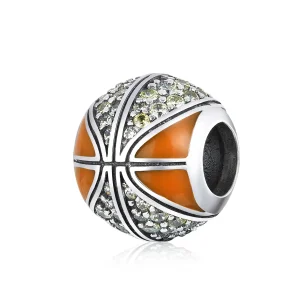 (bilde for) Pandora Style Silver Spirit of Basketball Charm - SCC1506